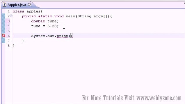 Java Programming Tutorial - 5 - Variables