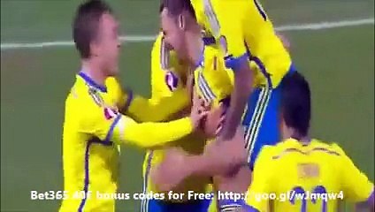 Montenegro - Sweden 1-1 all goals 15/11/14 Zlatan