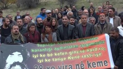 Tunceli'de Seyit Rıza ve Arkadaşları Anıldı
