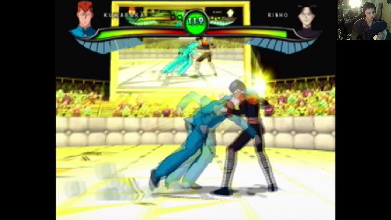 Kuwabara VS Risho In A YuYu Hakusho Dark Tournament Match / Battle / Fight - With Commentary