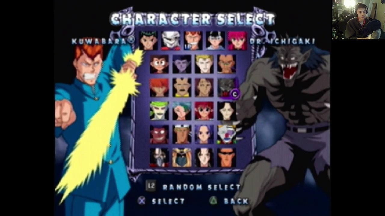 Kuwabara VS Dr. Ichigaki In A YuYu Hakusho Dark Tournament Match / Battle / Fight - With Commentary