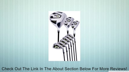 Pinemeadow Men's PGX Golf Set-Driver, 3 Wood, Hybrid, 5-PW Irons (Regular Flex)
