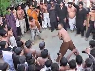 R. A. Khan Zanjeer Zani 10th Muharam 2014 Manoor Abad