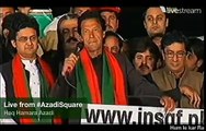 Watch Chairman Imran Khan Speech in PTI Dharna Islamabad 16th Nov 2014