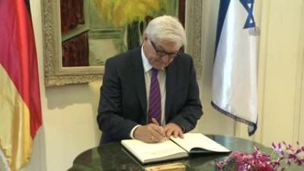 Almanya Dışişleri Bakanı Steinmeier, Kudüs'te
