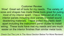 NEW! NYBERGLAS AUTO TRIM REMOVAL Tool Kit - Revolutionary FASTENER REMOVER Pry Bar Scraper Set - Tire Removal Tool - Auto Body Repair Tools - Removes Even the Most Resistant Interior Door Trim Molding Dash Panel - 