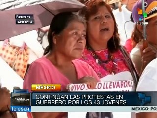México: Ayotzinapa suma a ciudadanos y estudiantes que piden justicia