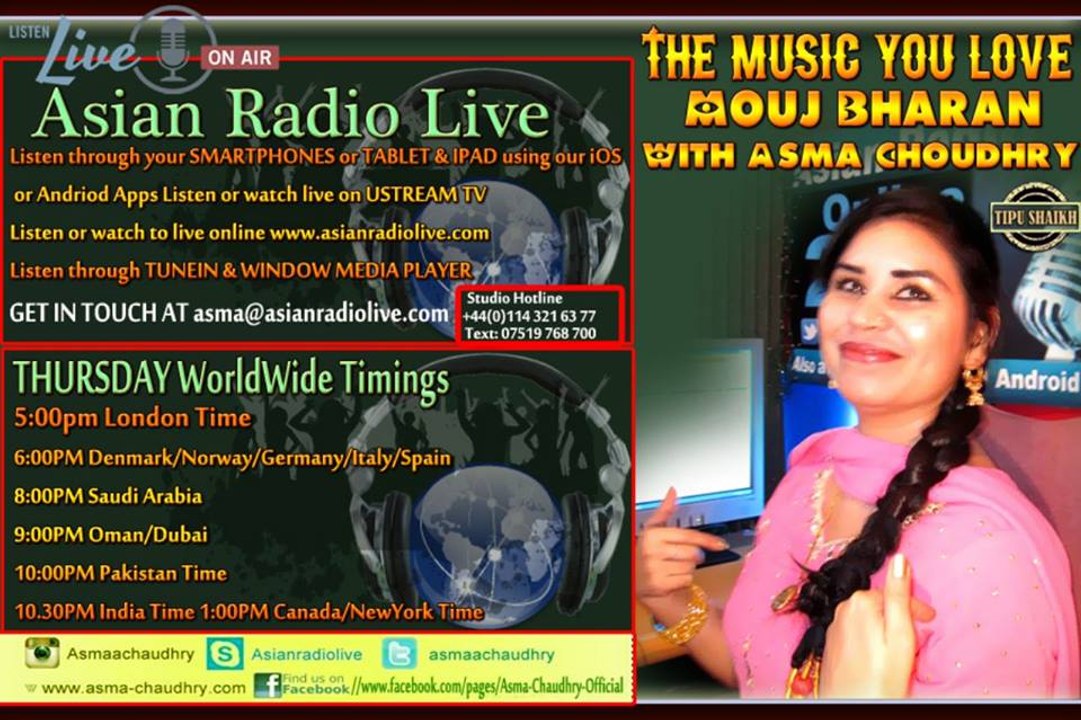 IN THE MEMORY OF MUKESH, ASMA PRESENTS IN ASIAN RADIO LIVE, NOOR KHAN