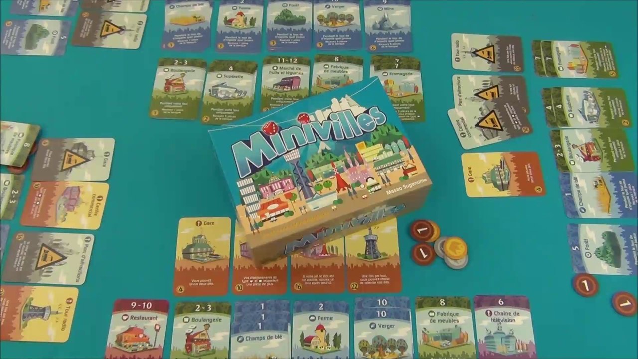 Vidéorègle #378: Le jeu de cartes "Minivilles" expliqué en vidéo