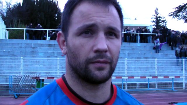 Rugby Fédérale 1 - Mickaël Campeggia après Macon - USB