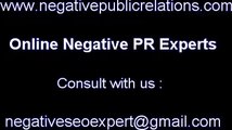 Negative Public Relations Services : Negative Reputation Management