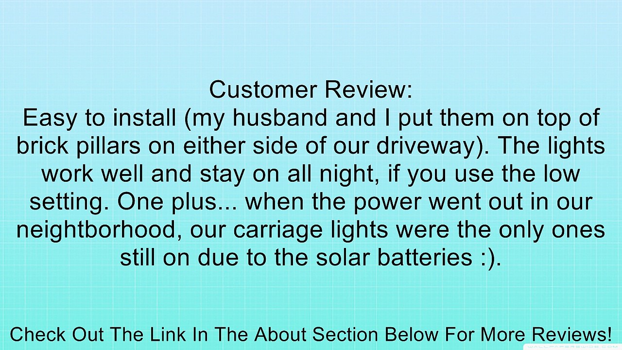 Nature Power 23201 Essex Solar Lamp with 3-Inch Pole Fitter and Flat Pillar Mount Review
