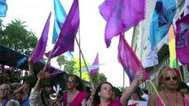 Festa na parada gay argentina