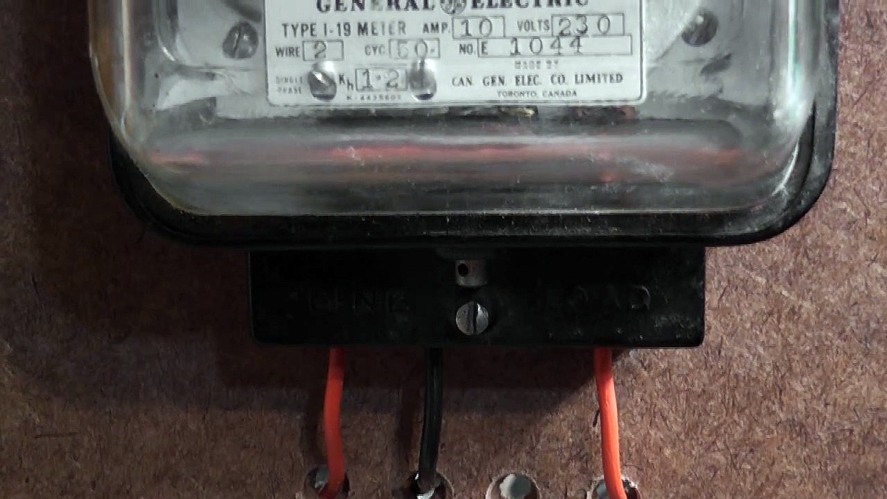 General Electric I-19 watthour meter