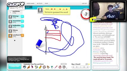 ETHAN'S GIRLFRIEND DRAW MY THING (WITH FACECAM-SIDEMEN).