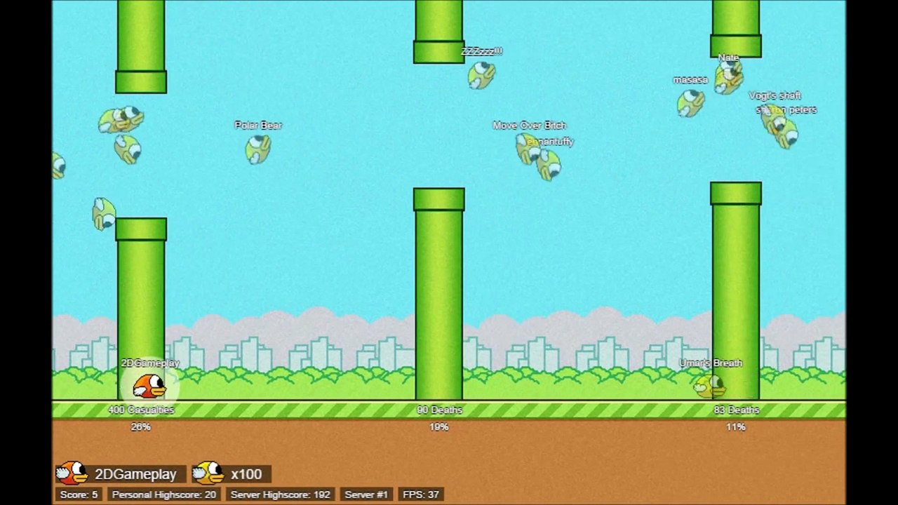 Flappy bird multijoueur
