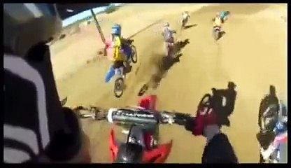 Motorcycle crash POV