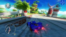 sonic all star racing transformed gameplay ps3 xbox 360 wii u 2012