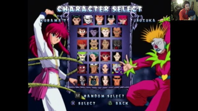 Kurama VS Karasu In A YuYu Hakusho Dark Tournament Match / Battle / Fight - With Commentary