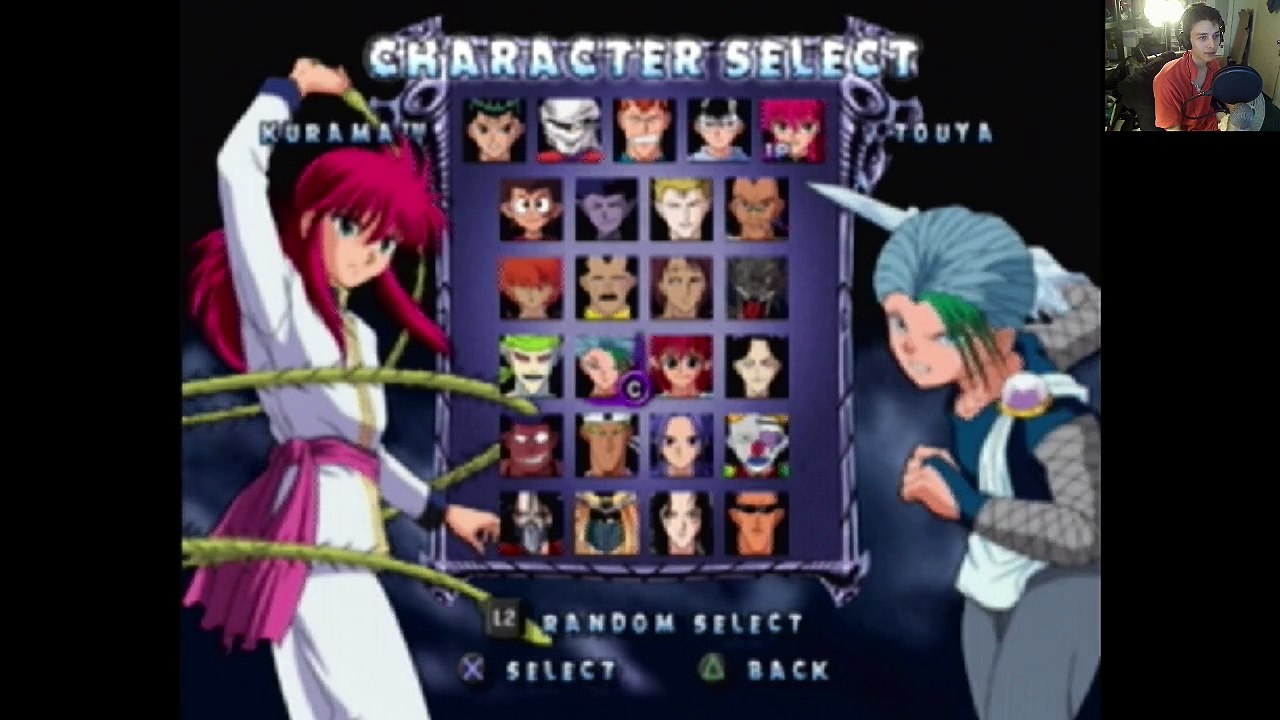 Kurama VS Toya In A YuYu Hakusho Dark Tournament Match / Battle / Fight - With Commentary