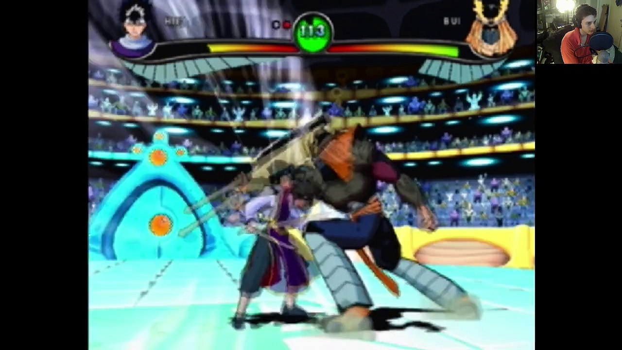 Hiei VS Bui In A YuYu Hakusho Dark Tournament Match / Battle / Fight - With Commentary