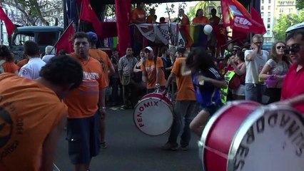Orgullo gay en calles de Buenos Aires