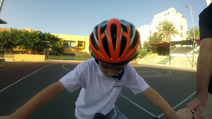 Yoav on bike