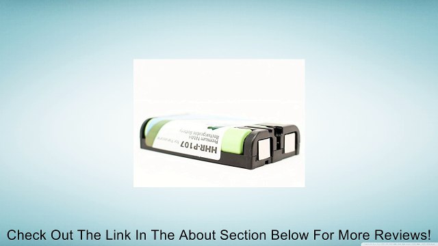 Panasonic HHR-P107 Cordless Phone Battery Combo-Pack includes: 2 x BATT-107 Batteries Review