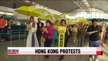 Hong Kong protests mark 50 days; eviction notice published in papers