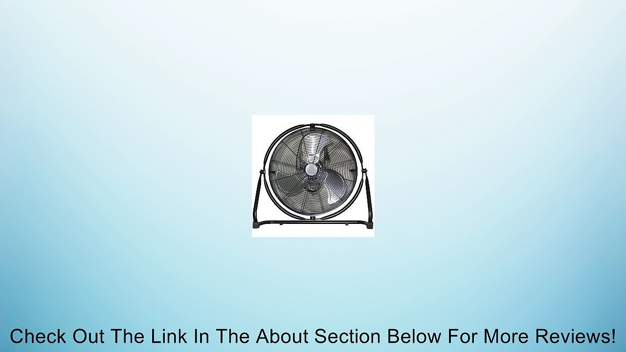 20" High velocity floor fan that tilts 4 ways - MTN5020 Review