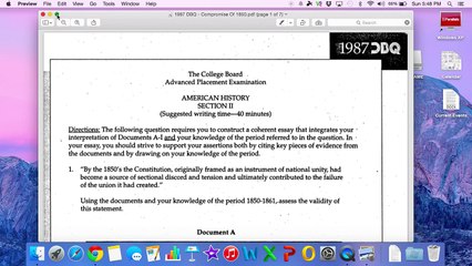 Unit #5 DBQ Essay - Document Narration