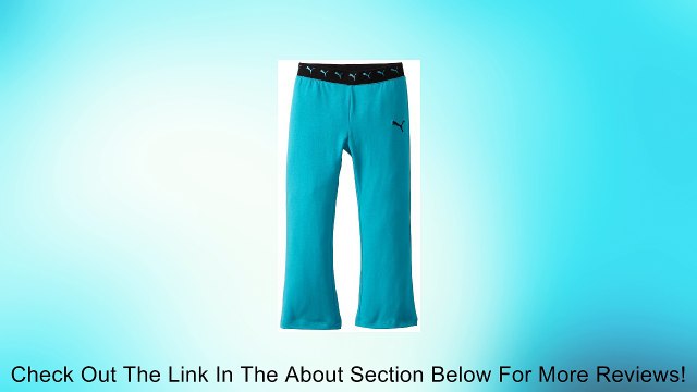 PUMA Little Girls' Toddler Girl Yoga Pant, Blue Bird, 2T Review