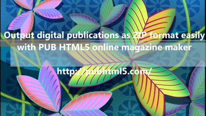 Video Tutorial - How to publish ZIP format for page flip books with digital publishing solution?