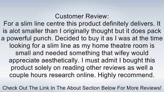 KEF T301CWH Center Channel Speaker - White (Single) Review