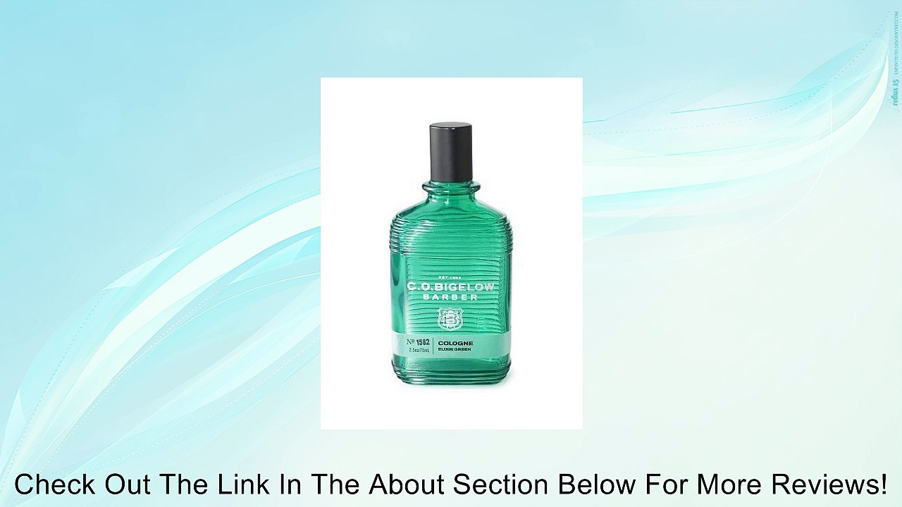 Bath and Body Works C.o. Bigelow Cologne Elixir Green N? 1582 Review