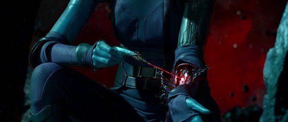 Guardianes De La Galaxia, escena de Thanos