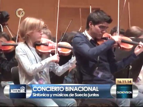 Sinfónica Juvenil de Caracas y Suecia se unen en concierto binacional