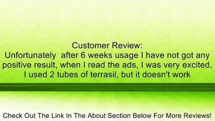 Terrasil Wart Treatment (44 gram jar) Review