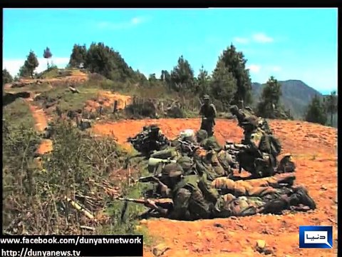 Dunya news-34 terrorists killed, 3 army men martyred as Op Zarb-e-Azb continues