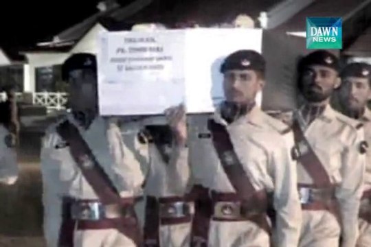 Funeral prayers of martyred Maj Wasif offered in Peshawar