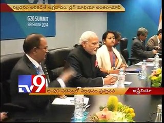 Modi discusses black money issue in G20 summit