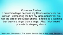 Hanes Mens Jersey Knit Cotton Button Fly Pajama Sleep Shorts Review
