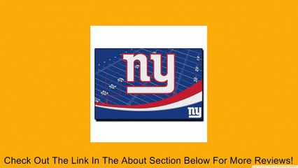 NEW YORK GIANTS NFL TUFTED RUG (EXTRA POINT SERIES) (59X39) Review