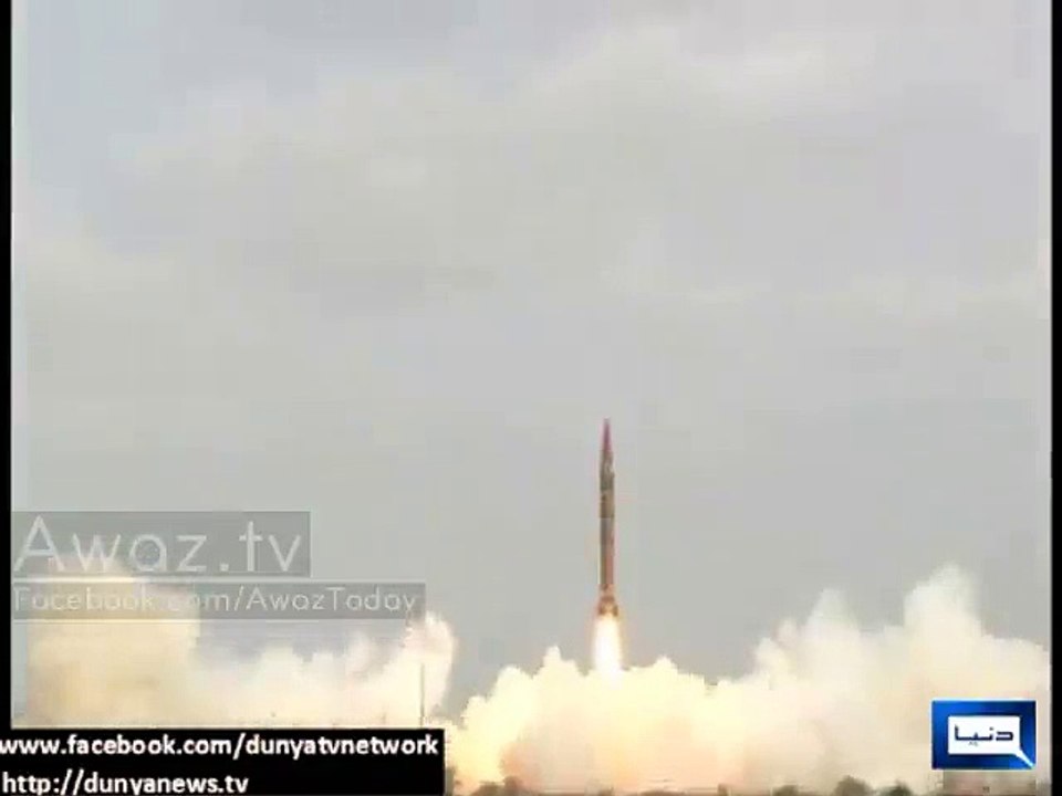 Pakistan successfully test-fires nuclear-capable Shaheen One-A Hatf IV ballistic missile