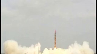 Pakistan successfully test-fires nuclear-capable Shaheen One-A Hatf IV ballistic missile .(Pakistan Zindabad)