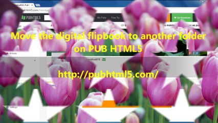 Video Tutorial - How to move the online publication to another folder?