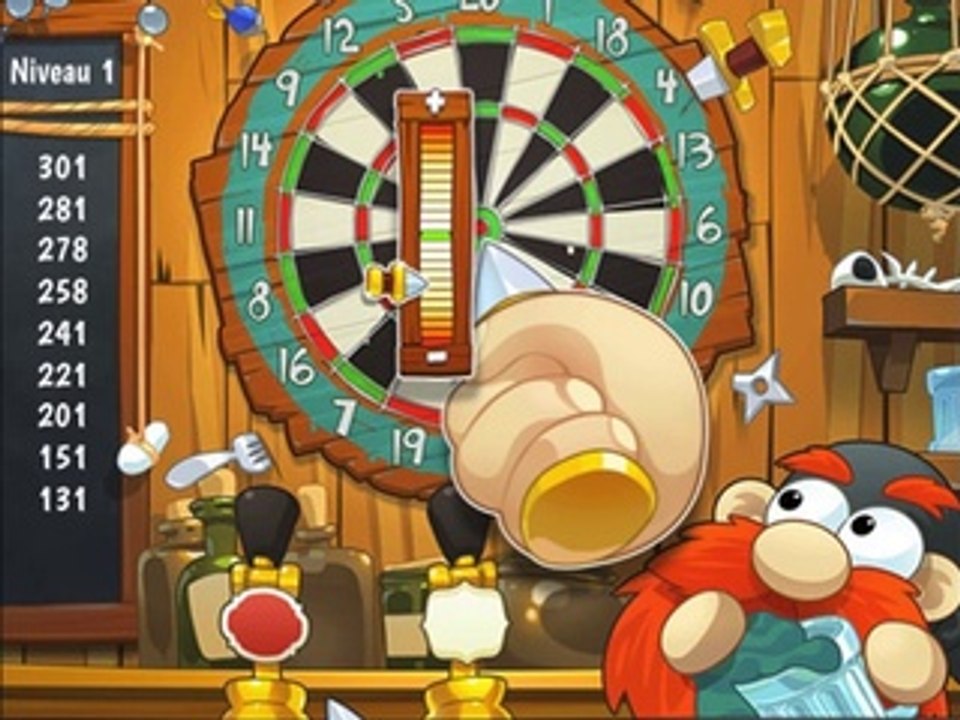 Jeu d'Action Arcade : Pirate's Knife, visez et touchez le cœur