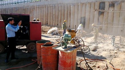 secant pile cleaning with air 03002535989 Robin Malook