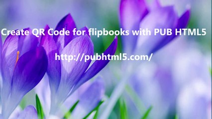 Video Tutorial - How to create QR Code for flipbooks?