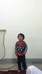 Go Nawaz Go chants by a child